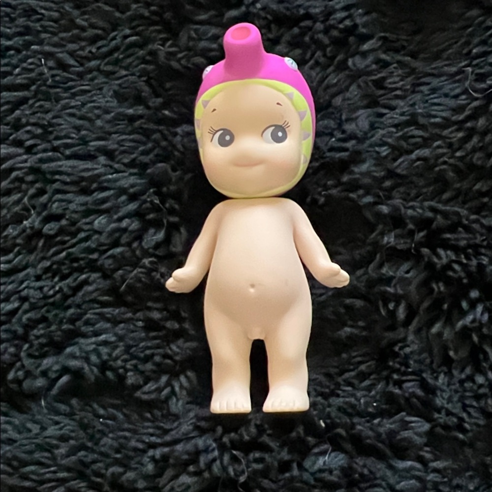 Adorable Pink Dinosaur Baby Doll